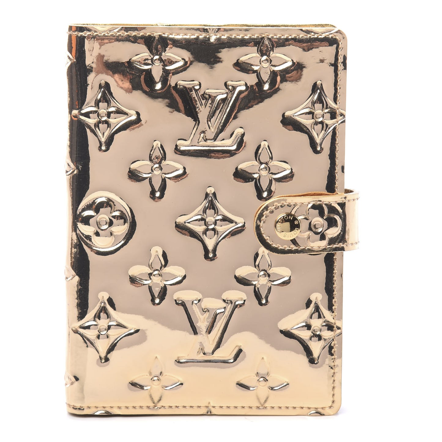 Monogram Miroir Small Ring Agenda Gold