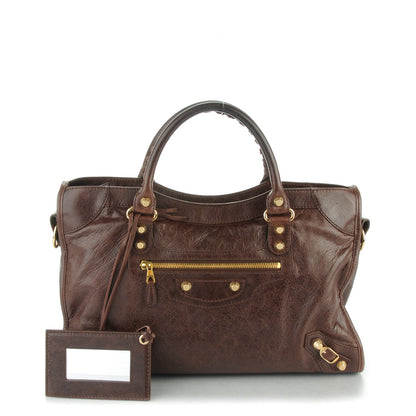 Balenciaga Agneau Giant 12 Gold Hardware City Cigare Fonce 1 of 7