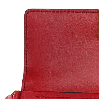 Givenchy Goatskin Quilted GV3 Mini Pocket Convertible Bag Vermillon 12 of 14