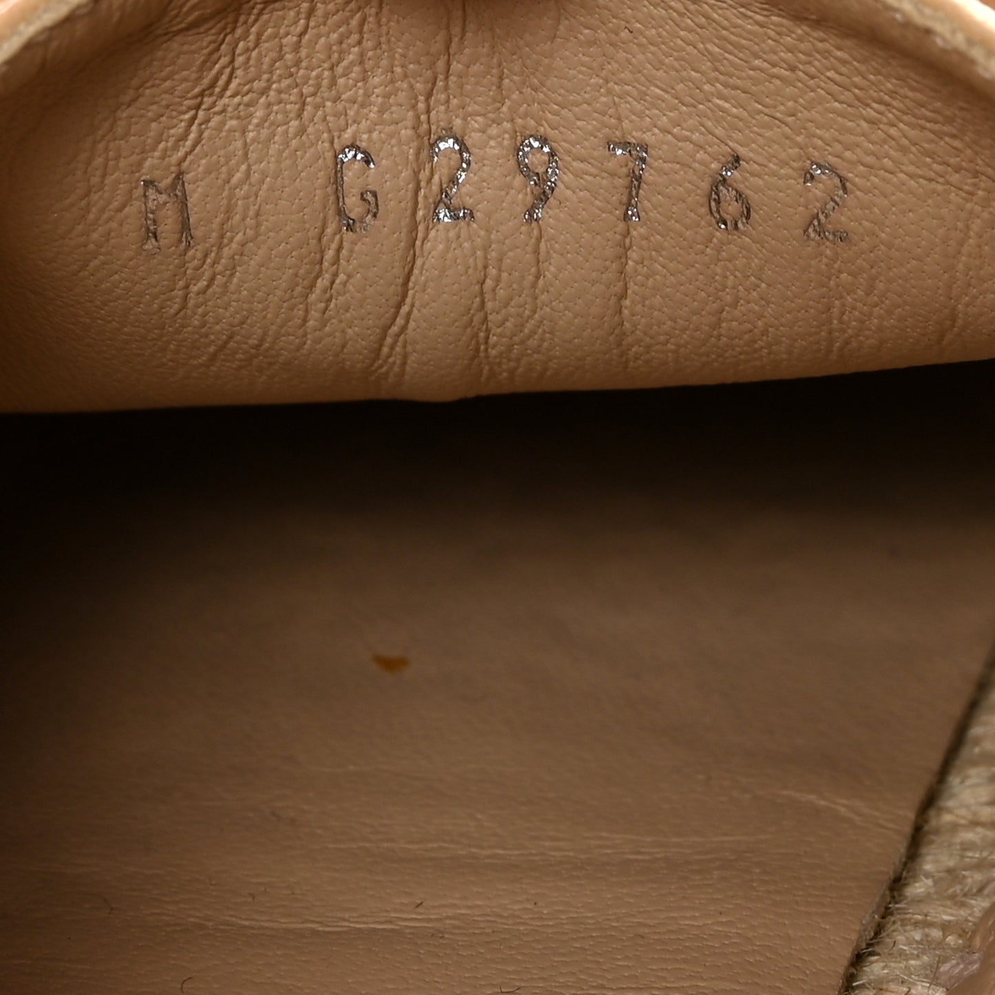 Lambskin CC Espadrilles 36 Beige Black