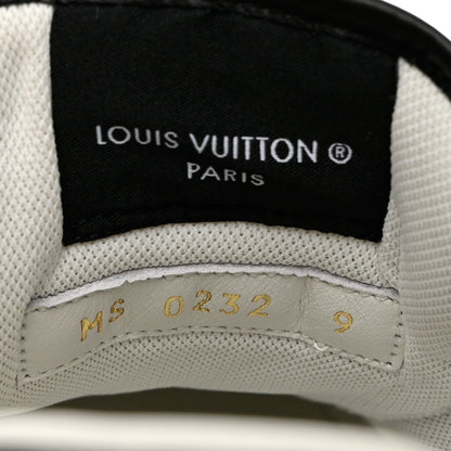 Louis Vuitton Calfskin Monogram Mens Rivoli Sneakers 9 Black 6 of 9