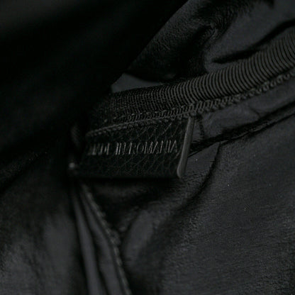 Burberry Nylon Jacquard Check Backpack Black 8 of 10