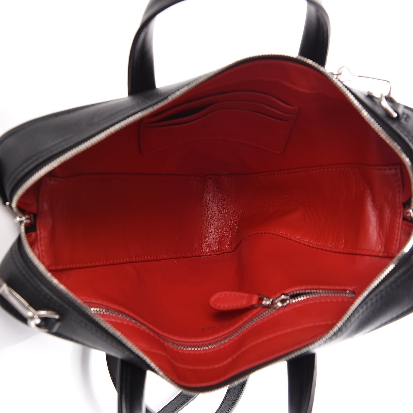 Calfskin XS Triangle Duffle Black