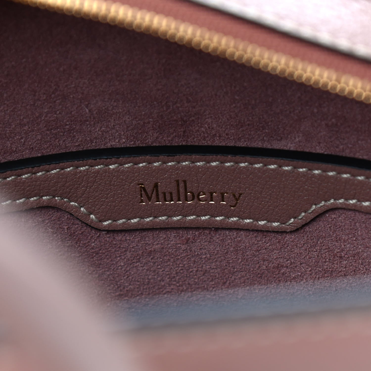 Mulberry Small Classic Grain Mini Zipped Bayswater 6 of 8