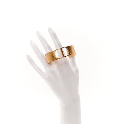 Christian Dior Metal 30 Montaigne Cuff Bracelet Gold 2 of 5