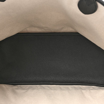 Gucci Monogram Jumbo GG Calfskin Web Large Shopping Tote Black 6 of 12