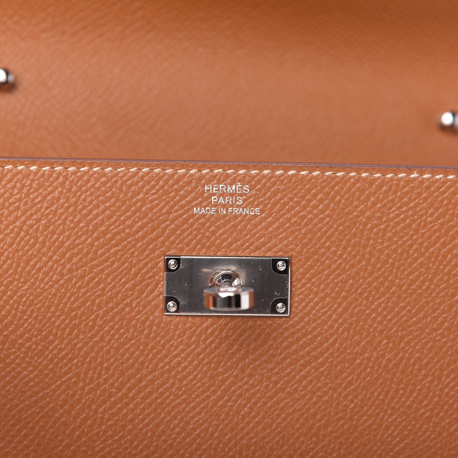 Hermes Epsom Kelly Wallet To Go Gold 8 of 10