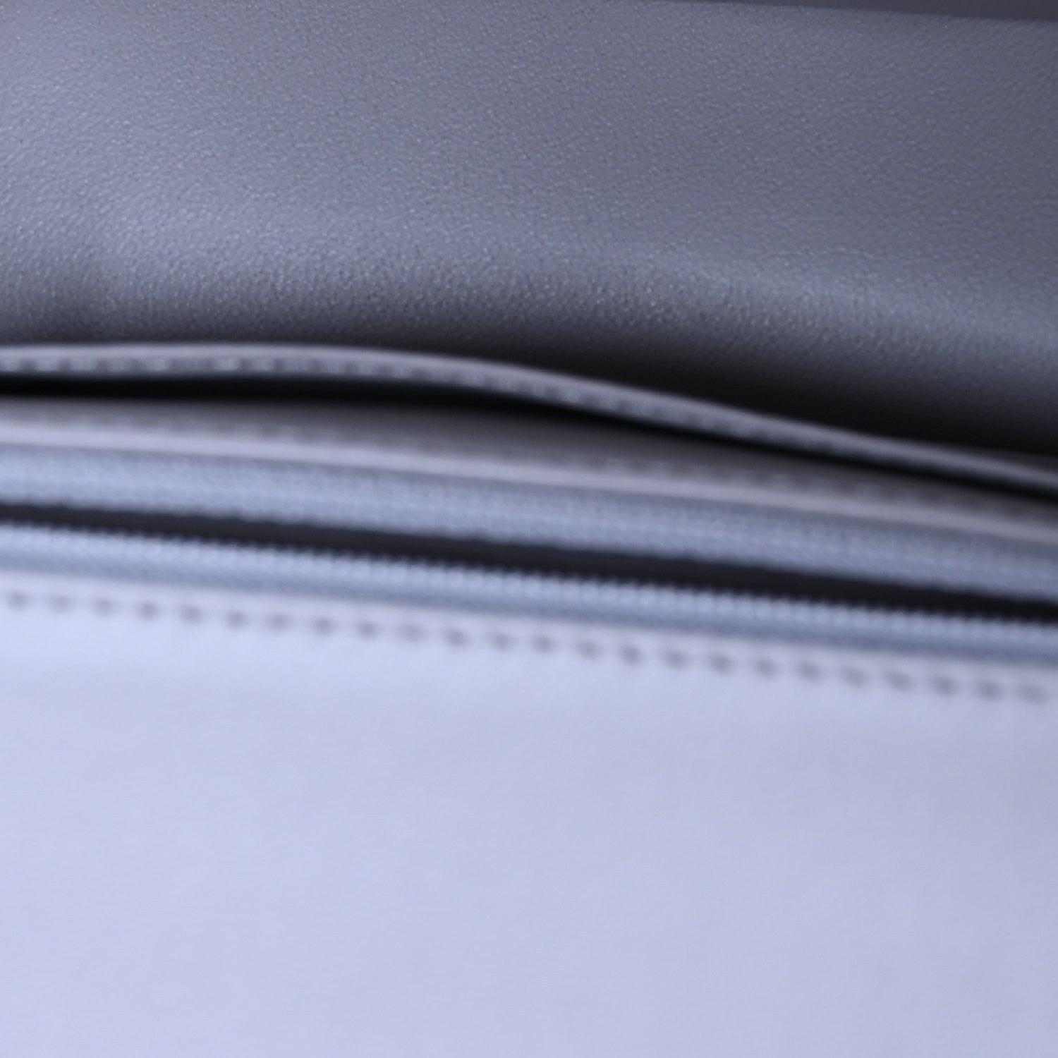 Chanel Lambskin Quilted Mini Top Handle Rectangular Flap Grey 5 of 11