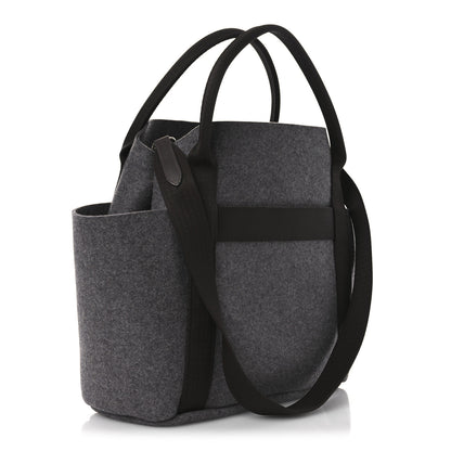 Hermes Felt Sac De Pansage Groom Bag Acier 4 of 15