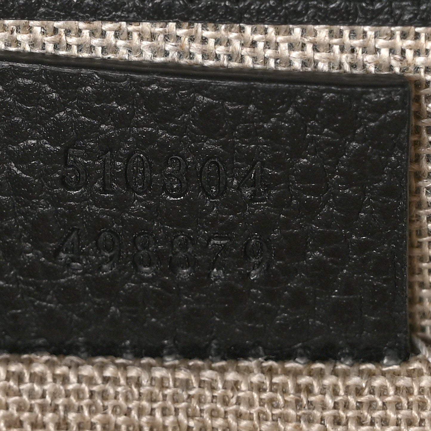 Dollar Calfskin Small Interlocking G Shoulder Bag Black