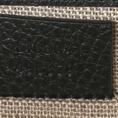 Gucci Dollar Calfskin Small Interlocking G Shoulder Bag Black 9 of 12