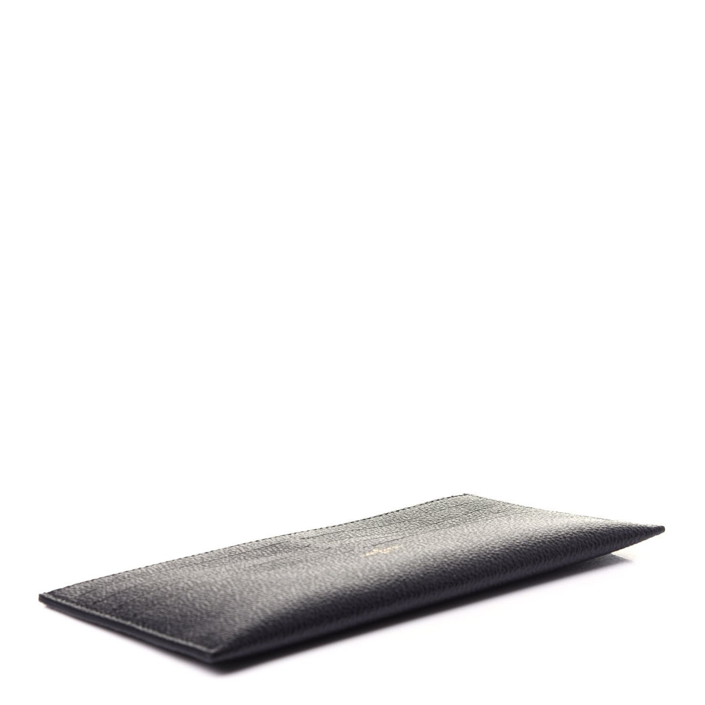 Calfskin Felicie Chain Wallet Card Holder Insert Black