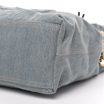 Gucci Denim Medium Soho Chain Shoulder Bag Blue 10 of 11