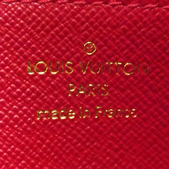 Damier Ebene Complice Trunks and Bags Wallet Red