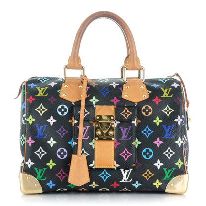 Louis Vuitton Monogram Multicolor Speedy 30 Black 1 of 8
