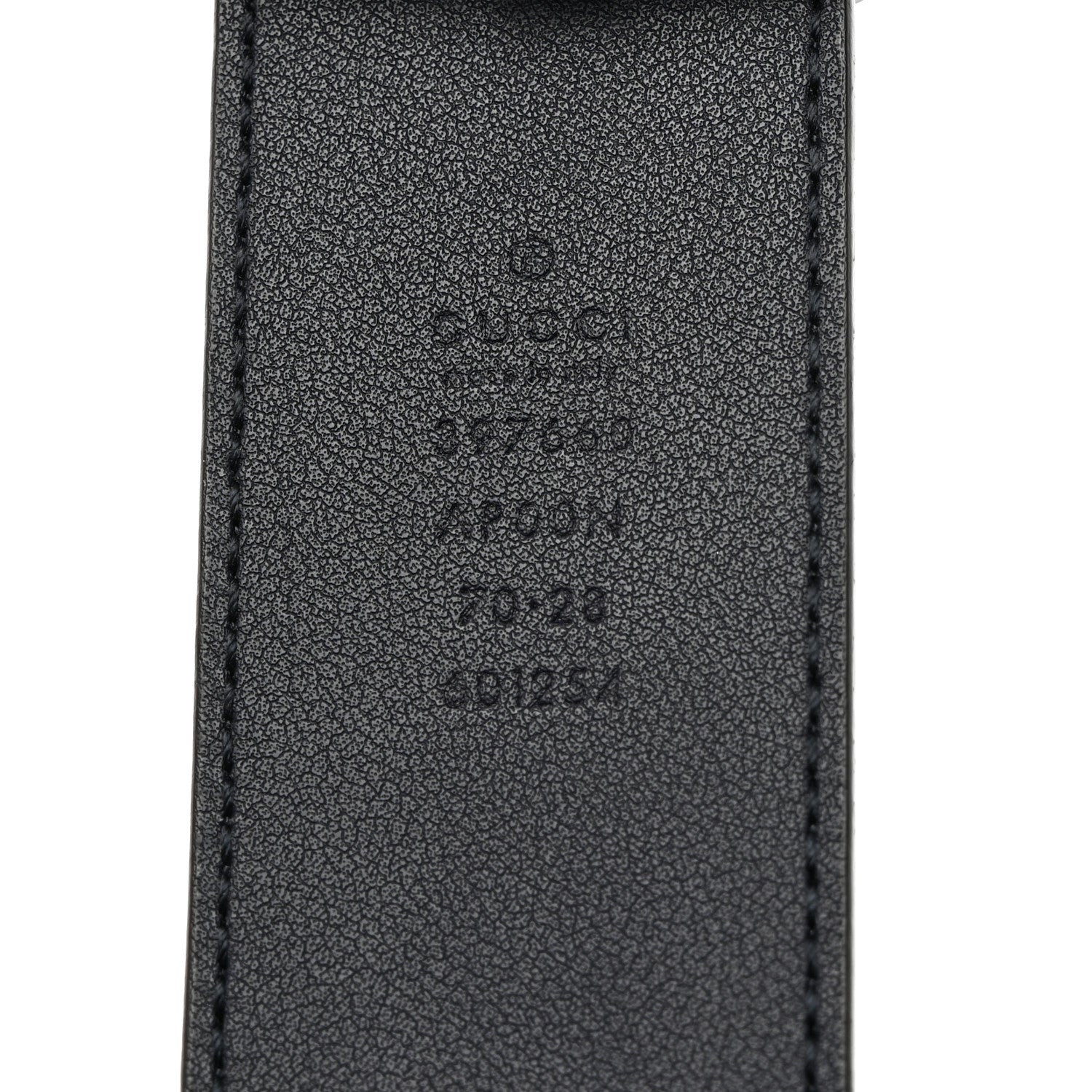 Gucci Moon Calfskin Nickel Double G 40mm Belt 70 28 Blue 3 of 5