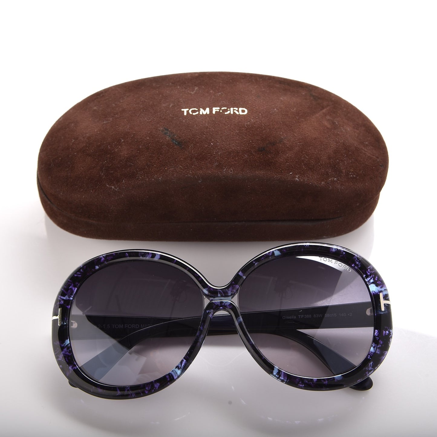 Gisella Sunglasses TF388 Purple Havana