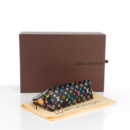 Louis Vuitton Monogram Multicolor Cosmetic Pouch Black Grenade 4 of 8