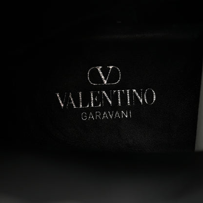 Valentino Garavani Calfskin Rockstud M-Way 50mm Combat Boots 40.5 Black 6 of 8