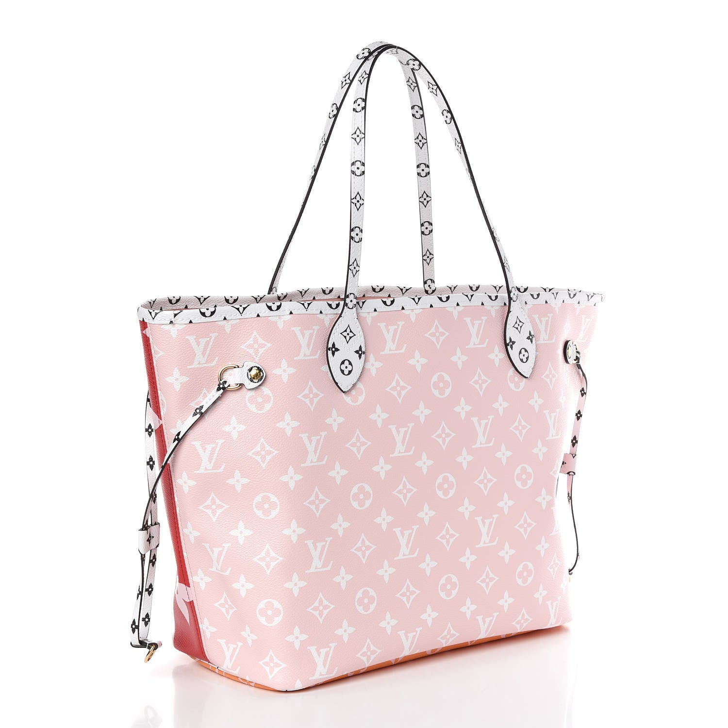Louis Vuitton Monogram Giant Neverfull MM Rouge 4 of 11