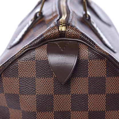 Louis Vuitton Damier Ebene Speedy 30 6 of 15