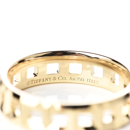 Tiffany 18K Yellow Gold T True Wide Ring 57 8 4 of 4