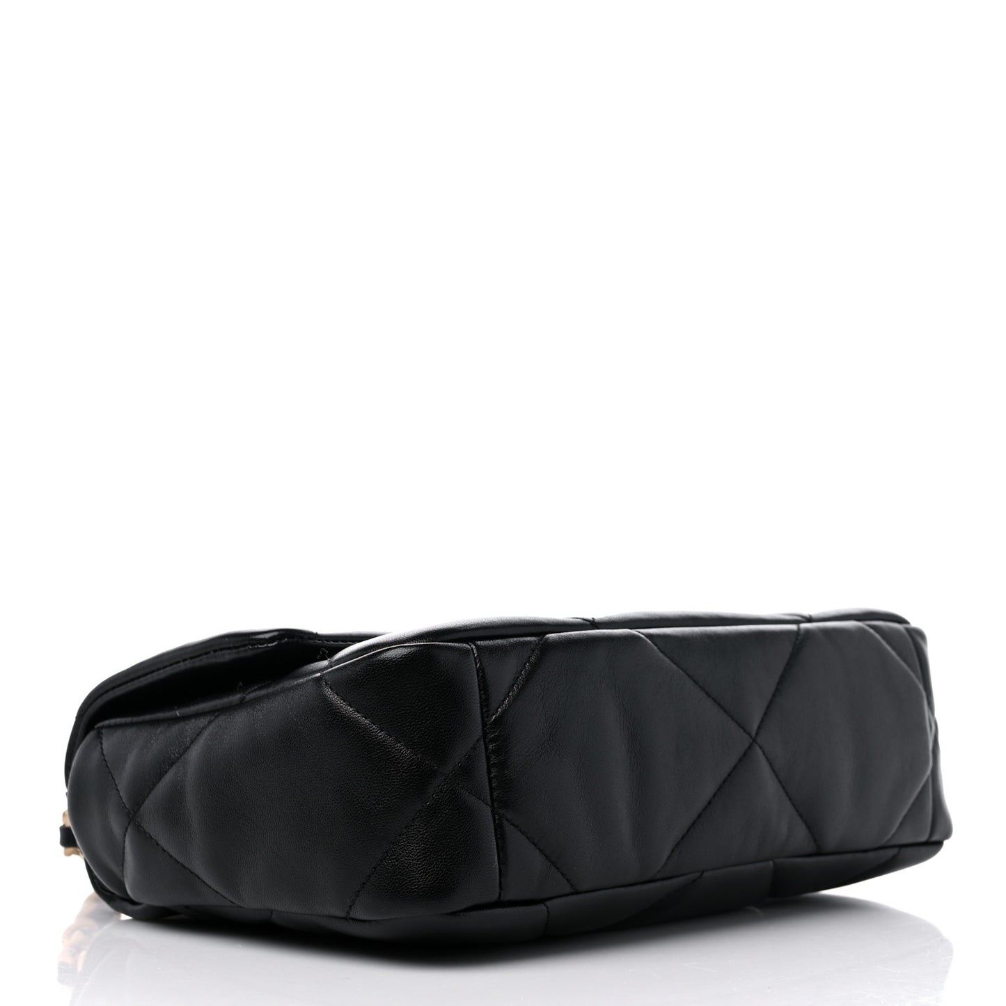 Lambskin Quilted Medium Chanel 19 Flap Black