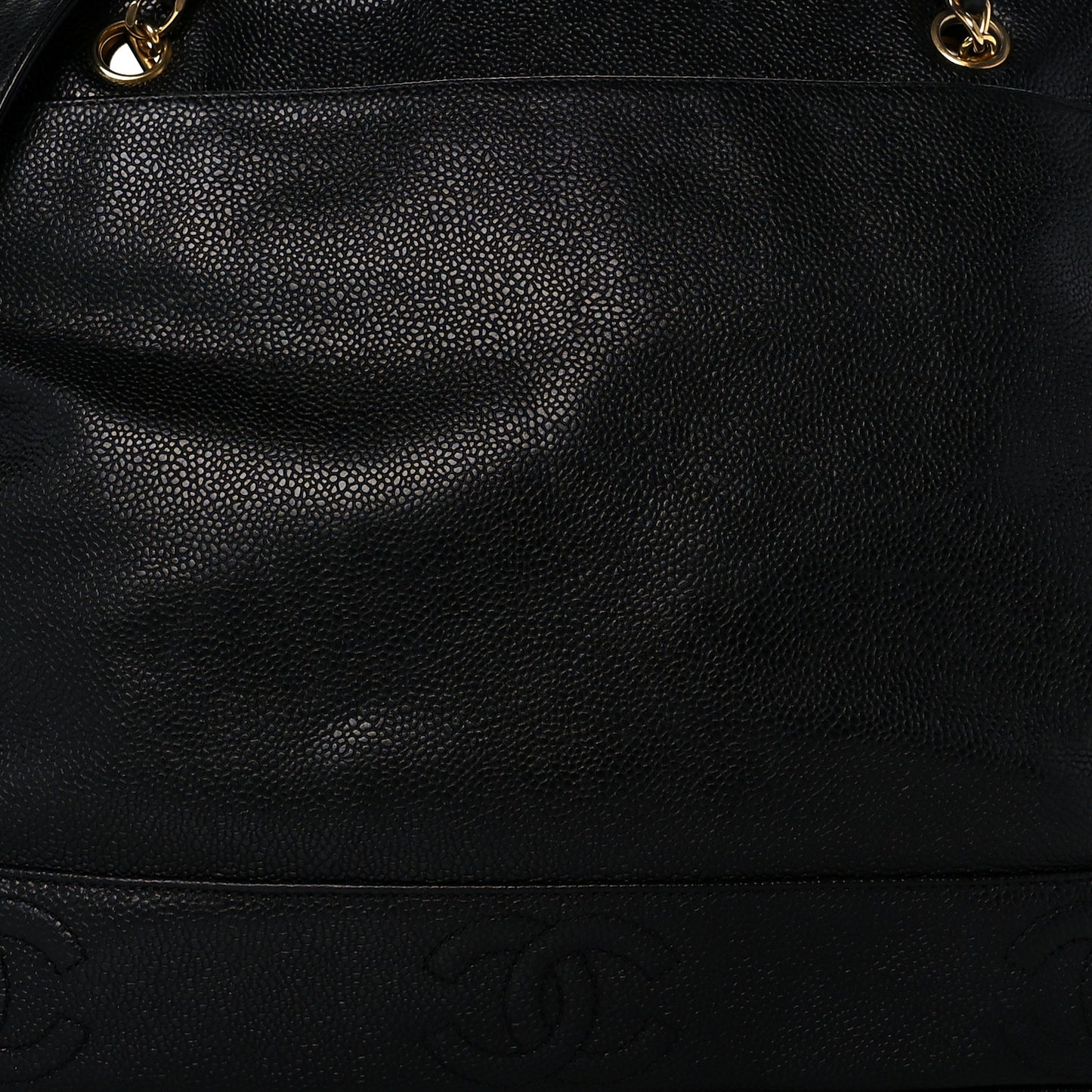 Caviar CC Shoulder Bag Black