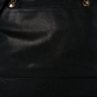 Chanel Caviar CC Shoulder Bag Black 8 of 11