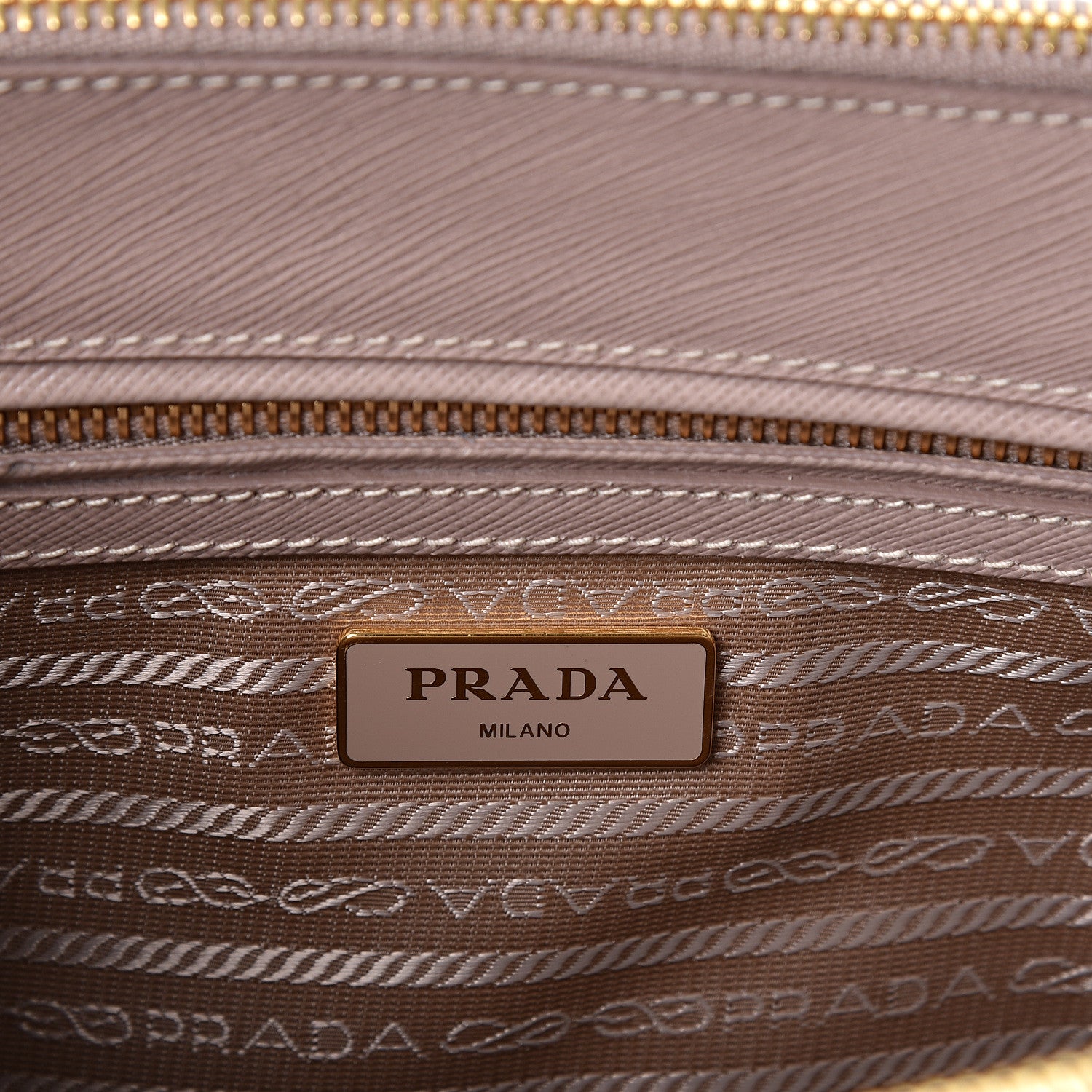 Prada Saffiano Small Galleria Double Zip Tote Cammeo 5 of 8