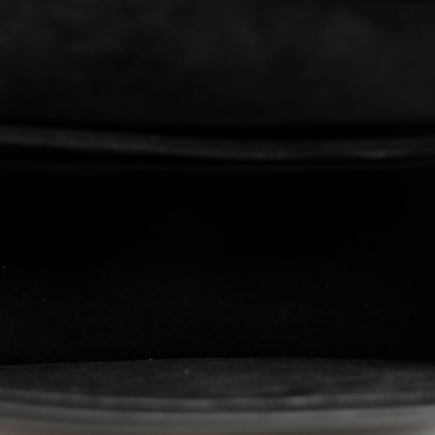 Ultra Matte Calfskin Cannage Nano Lady Dior Pouch Black