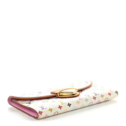 Louis Vuitton Monogram Multicolor Eugenie Wallet White Litchi 4 of 11