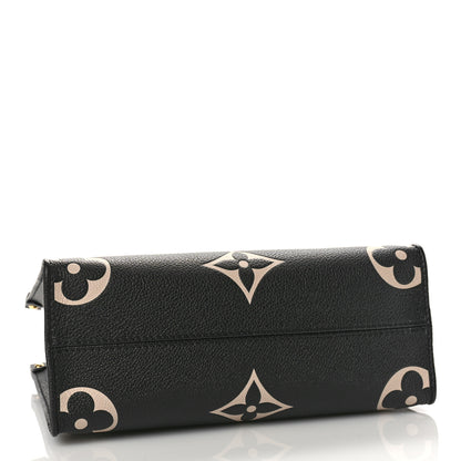 Louis Vuitton Empreinte Monogram Giant Onthego PM Black Beige 4 of 8
