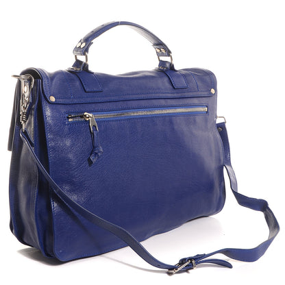 Proenza Schouler Lambskin PS1 Large Satchel Cobalt 7 of 13