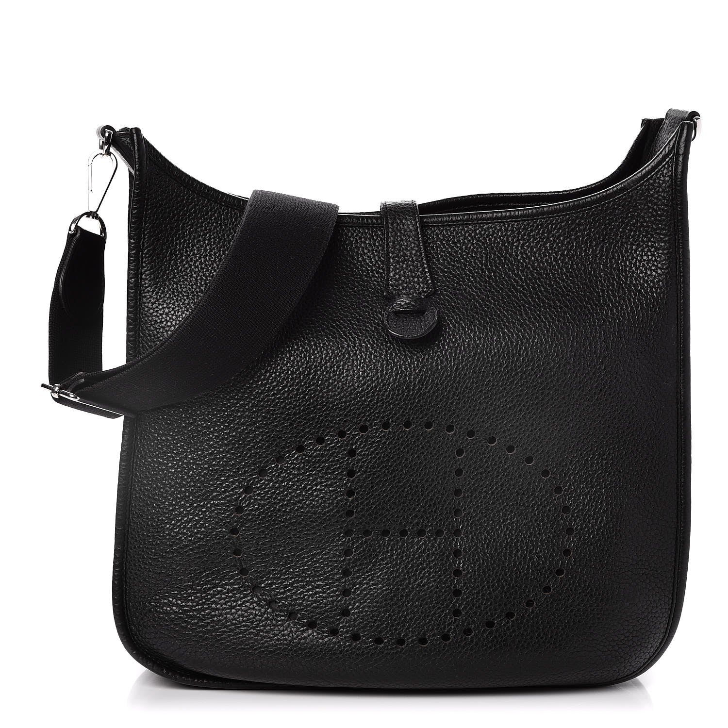 Hermes Taurillon Clemence Evelyne III GM Black 1 of 7