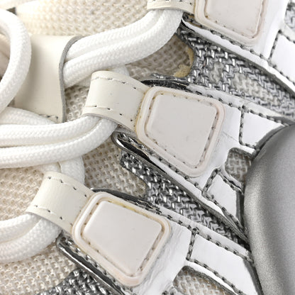 Louis Vuitton Metallic Calfskin Technical Nylon LV Archlight Sneaker 35 Silver White 13 of 15