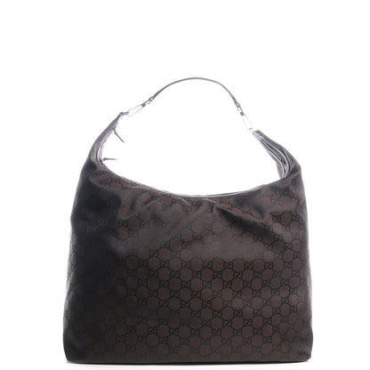 Gucci Nylon Monogram Oversized Overnight Bag Brown 1 of 7