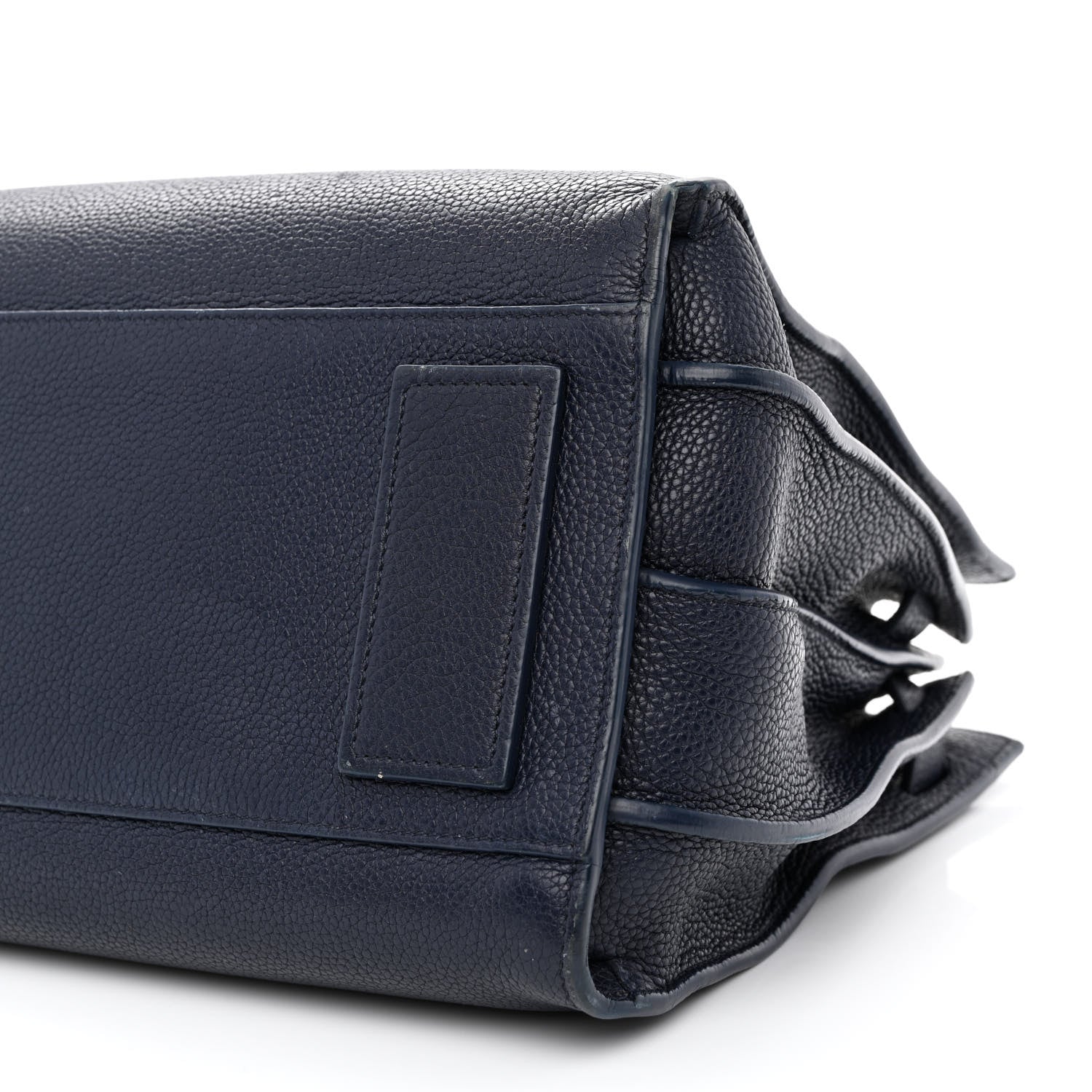 Saint Laurent Grained Calfskin Small Supple Sac De Jour Navy 9 of 16