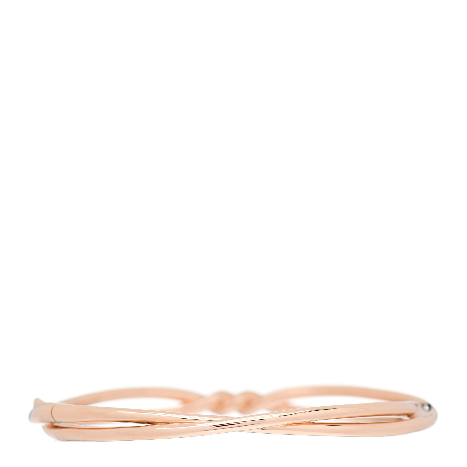 David Yurman 18K Rose Gold Continuance Center Twist Bracelet 3 of 4