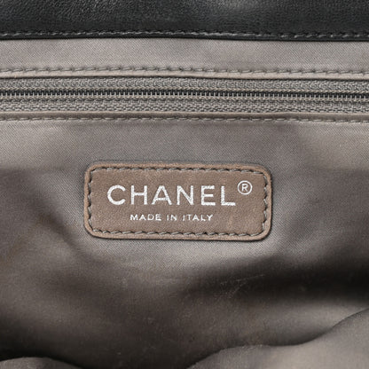 Chanel Lambskin Quilted Jumbo Coco Rain Flap Black 9 of 24