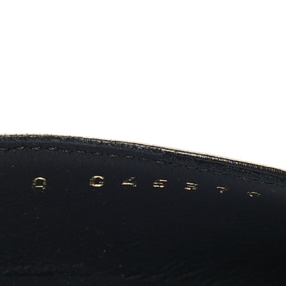 Chanel Lambskin Grosgrain Cap Toe CC Slingback Pumps 38 Black 6 of 8