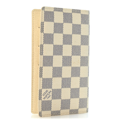Louis Vuitton Damier Azur Checkbook Cover Wallet 3 of 8