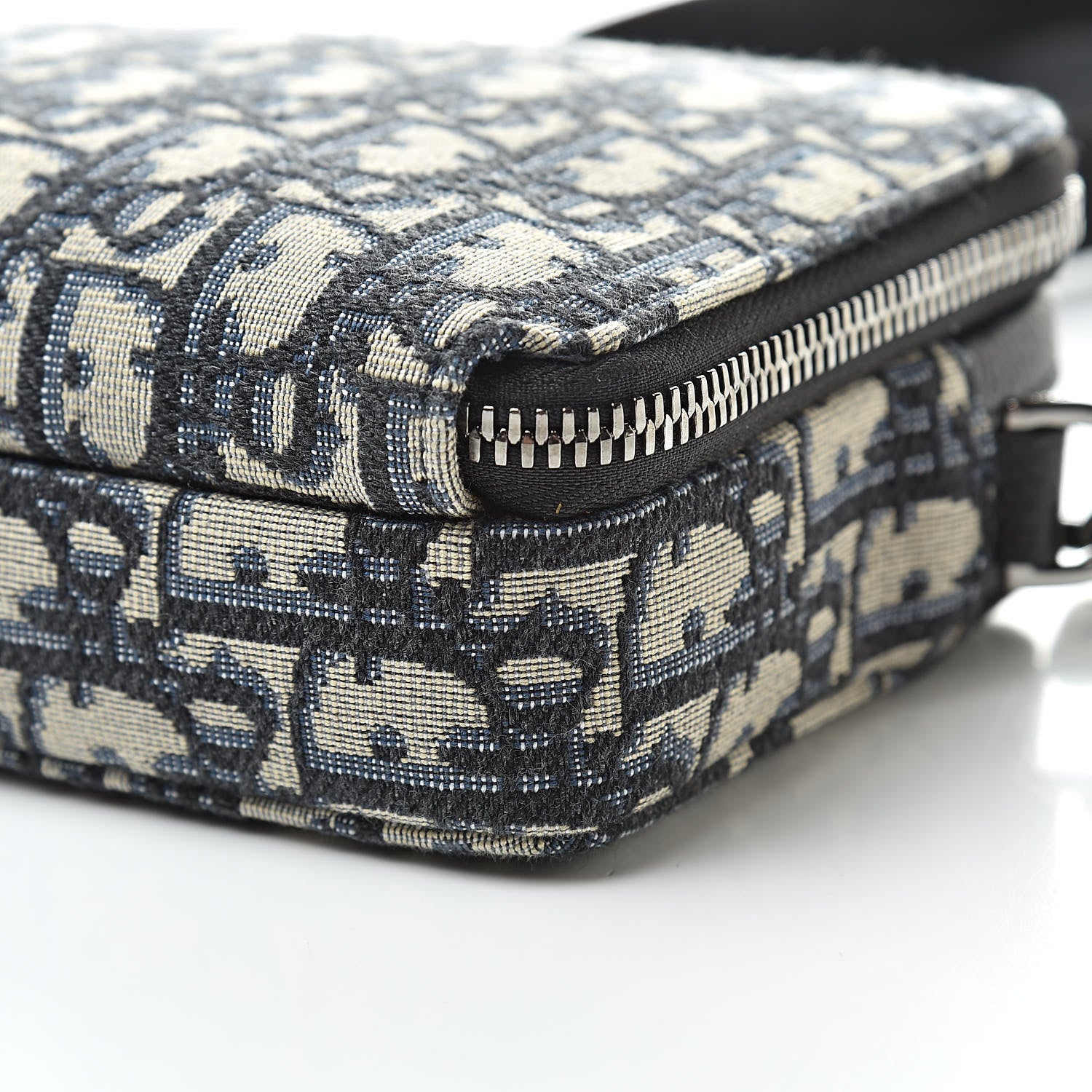 Christian Dior Oblique Pouch Navy Blue 11 of 11