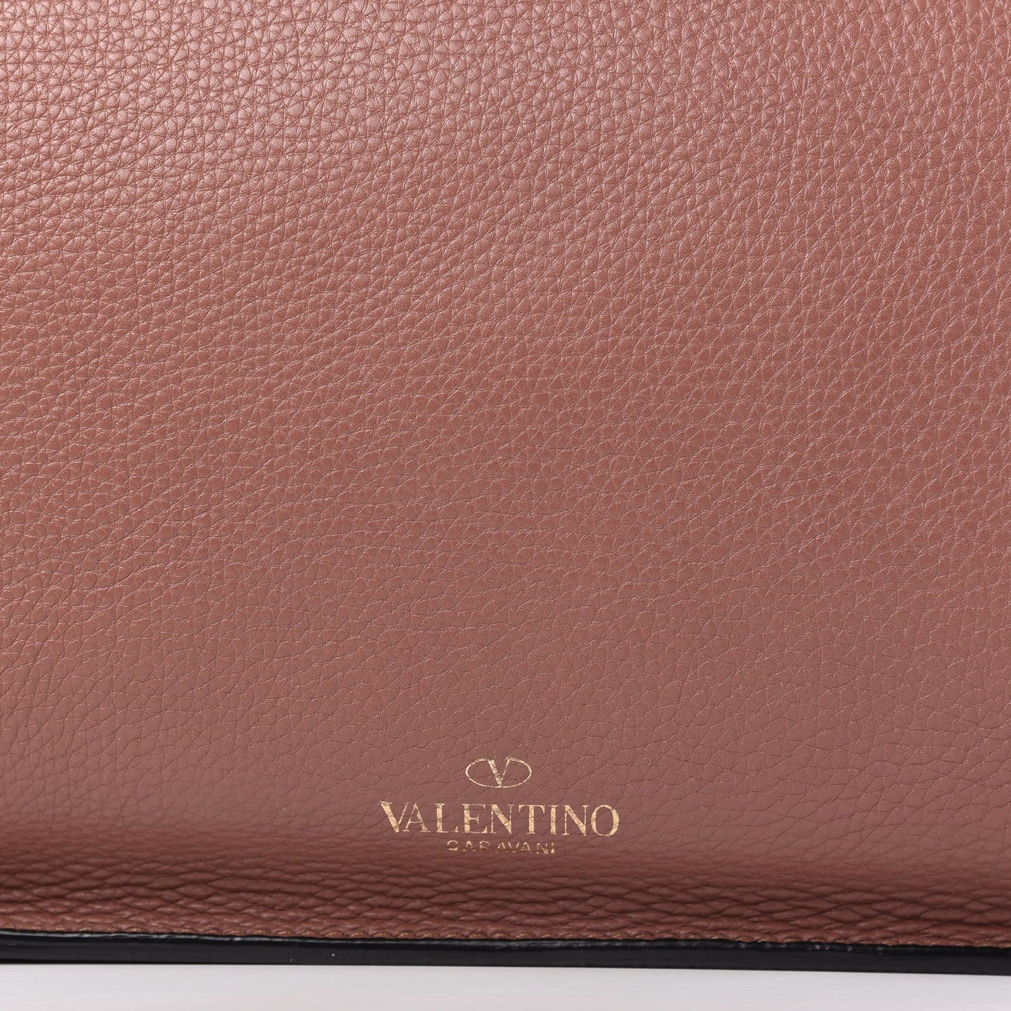 Grained Calfskin To Be Cool Tote Brownish