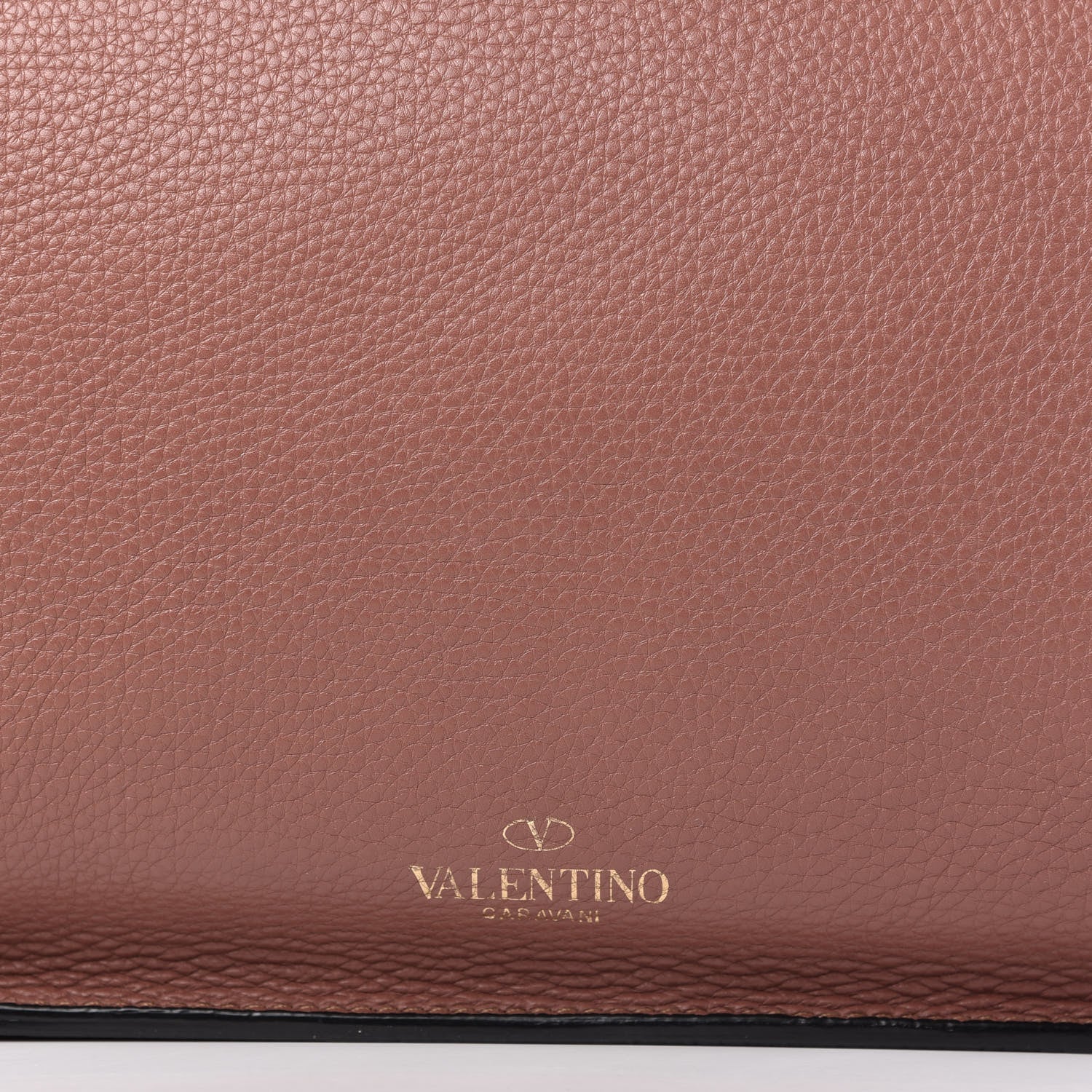 Valentino Garavani Grained Calfskin To Be Cool Tote Brownish 10 of 12