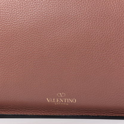 Valentino Garavani Grained Calfskin To Be Cool Tote Brownish 10 of 12
