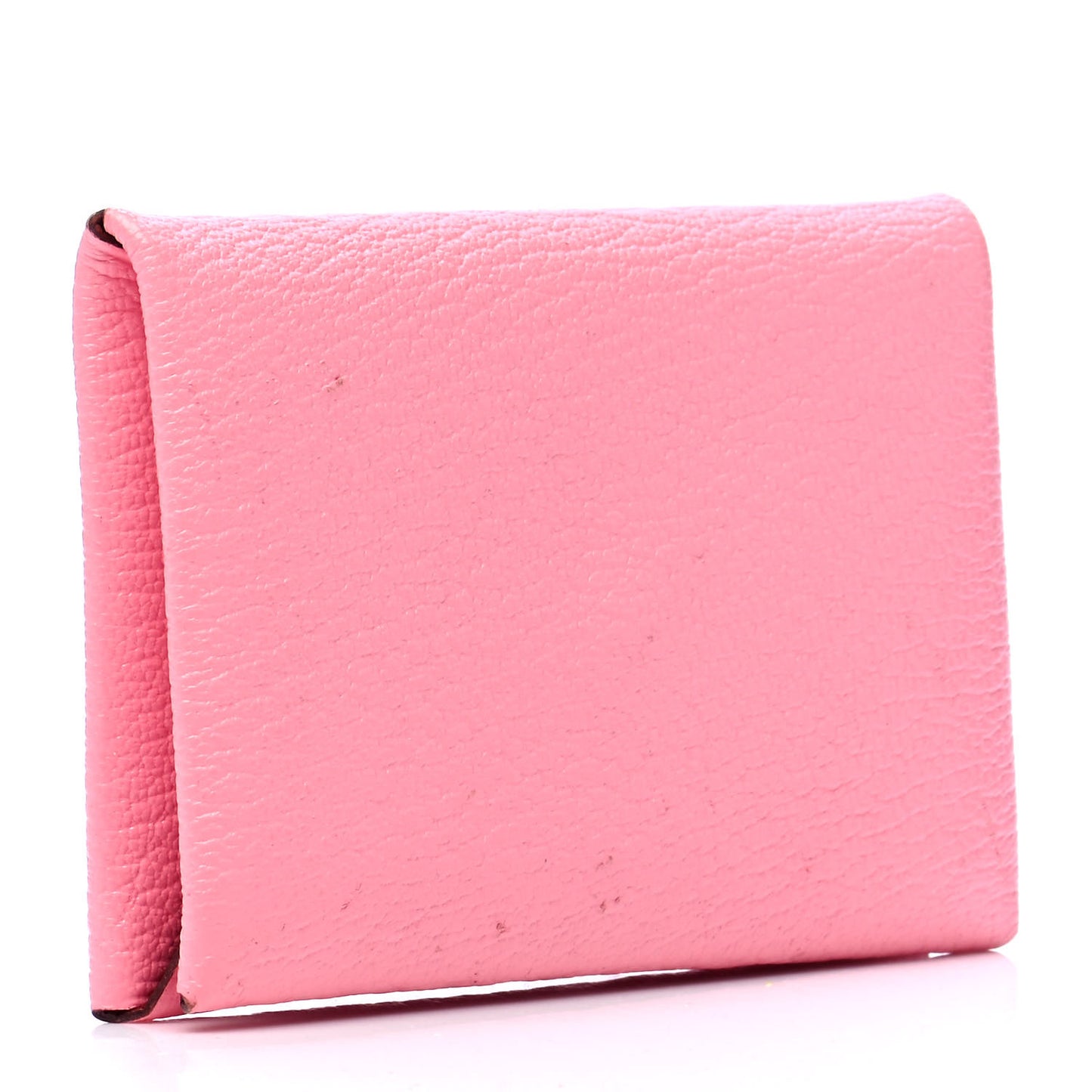 Chevre Verso Calvi Card Case Rose Confetti Brique