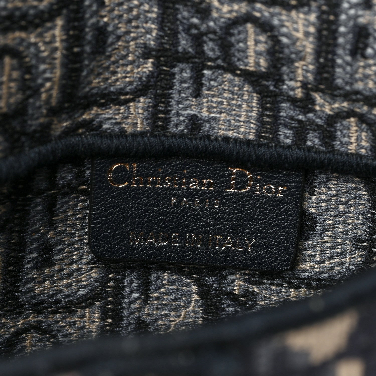 Christian Dior Oblique Slim Saddle Pouch Blue 6 of 8