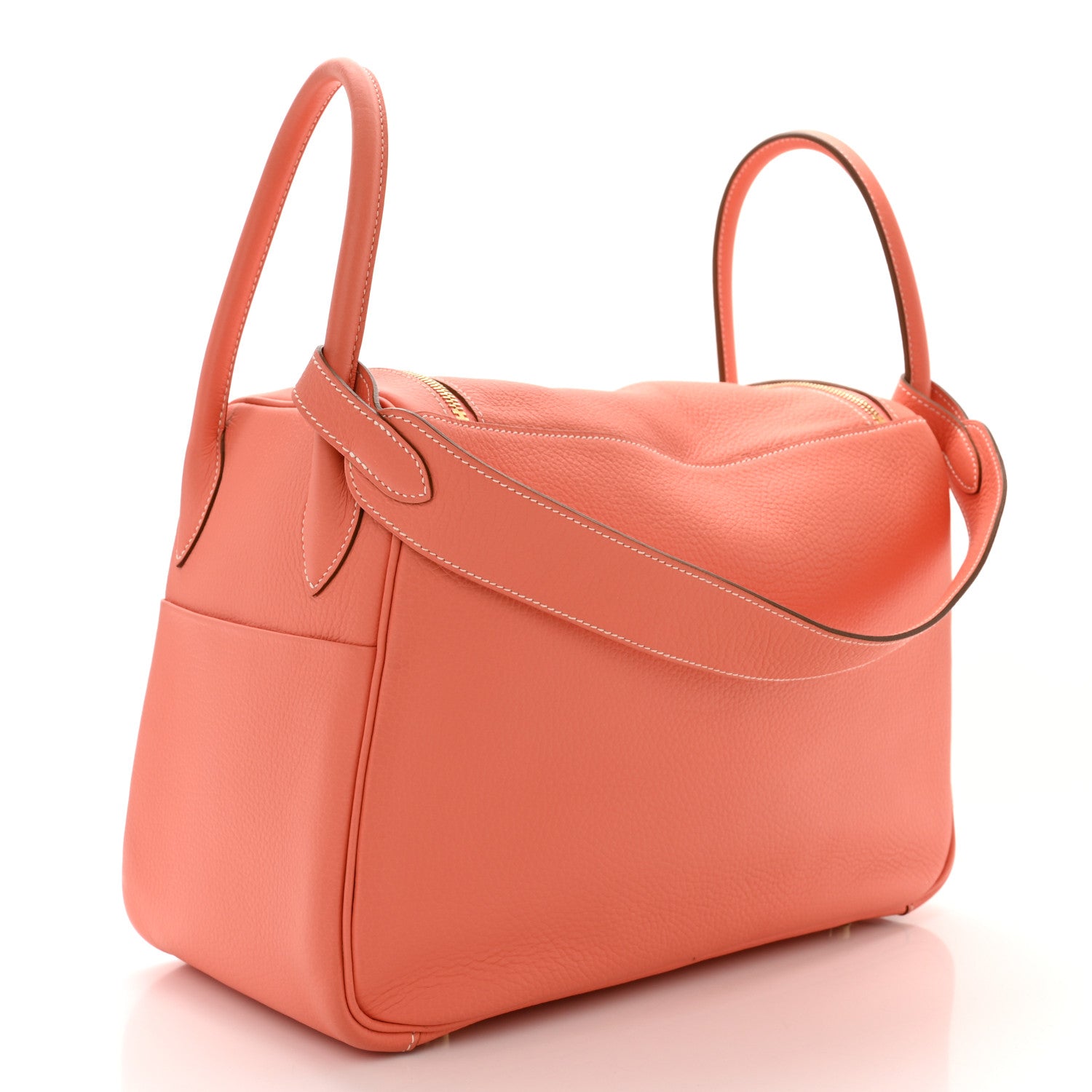 Hermes Taurillon Clemence Lindy 34 Crevette 3 of 10