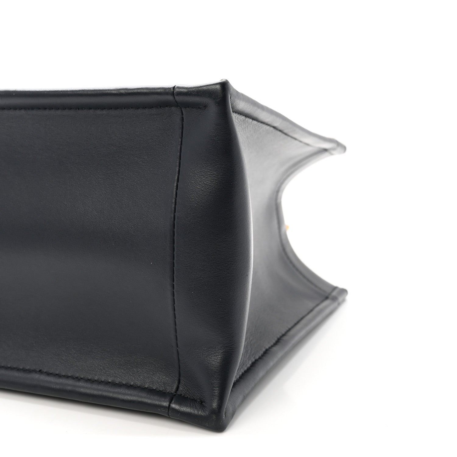Christian Dior Oblique Calfskin Small Book Tote With Strap Blue Multicolor 9 of 9